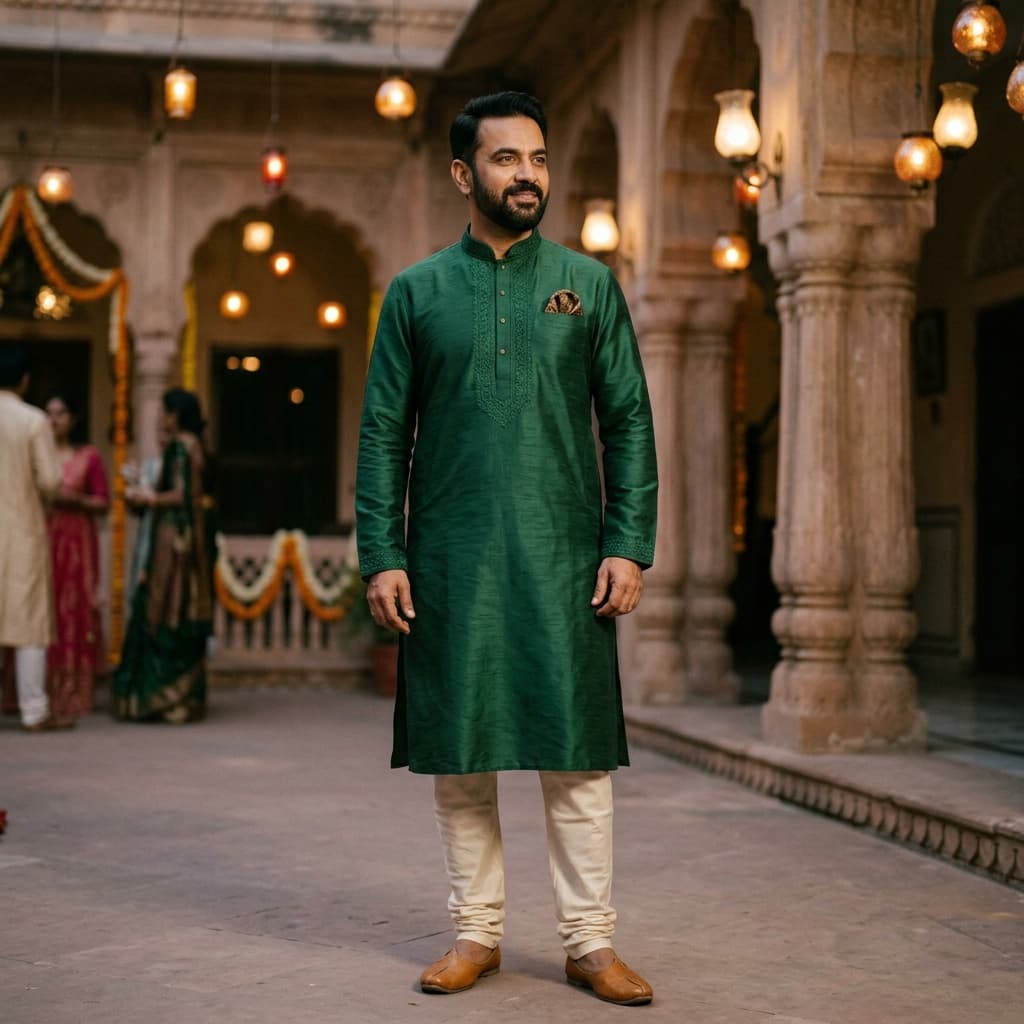 Plain Cotton Kurta